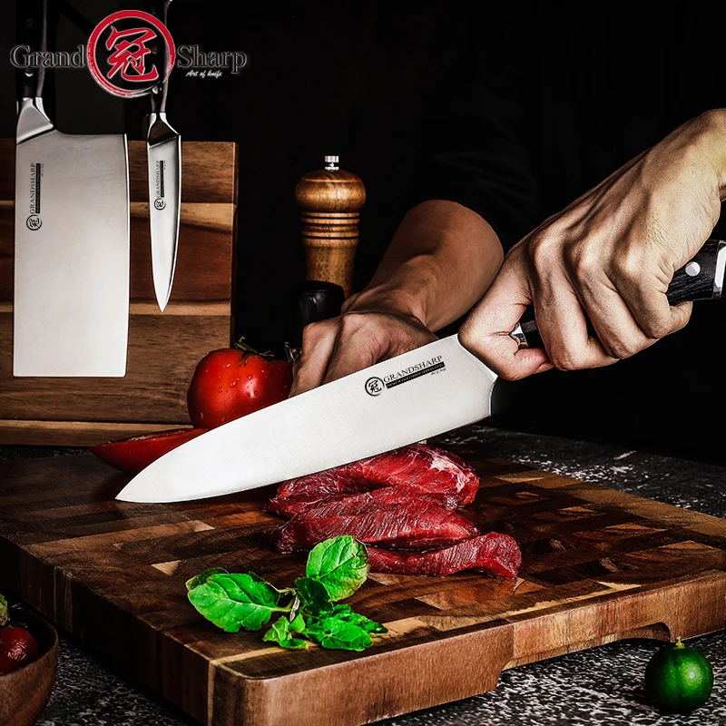 Chef Knife 1.4116 German High Carbon Stainless Steel Professional Kitchen Knives High Hardness Cutting Cooking Tools Dining - Image 2