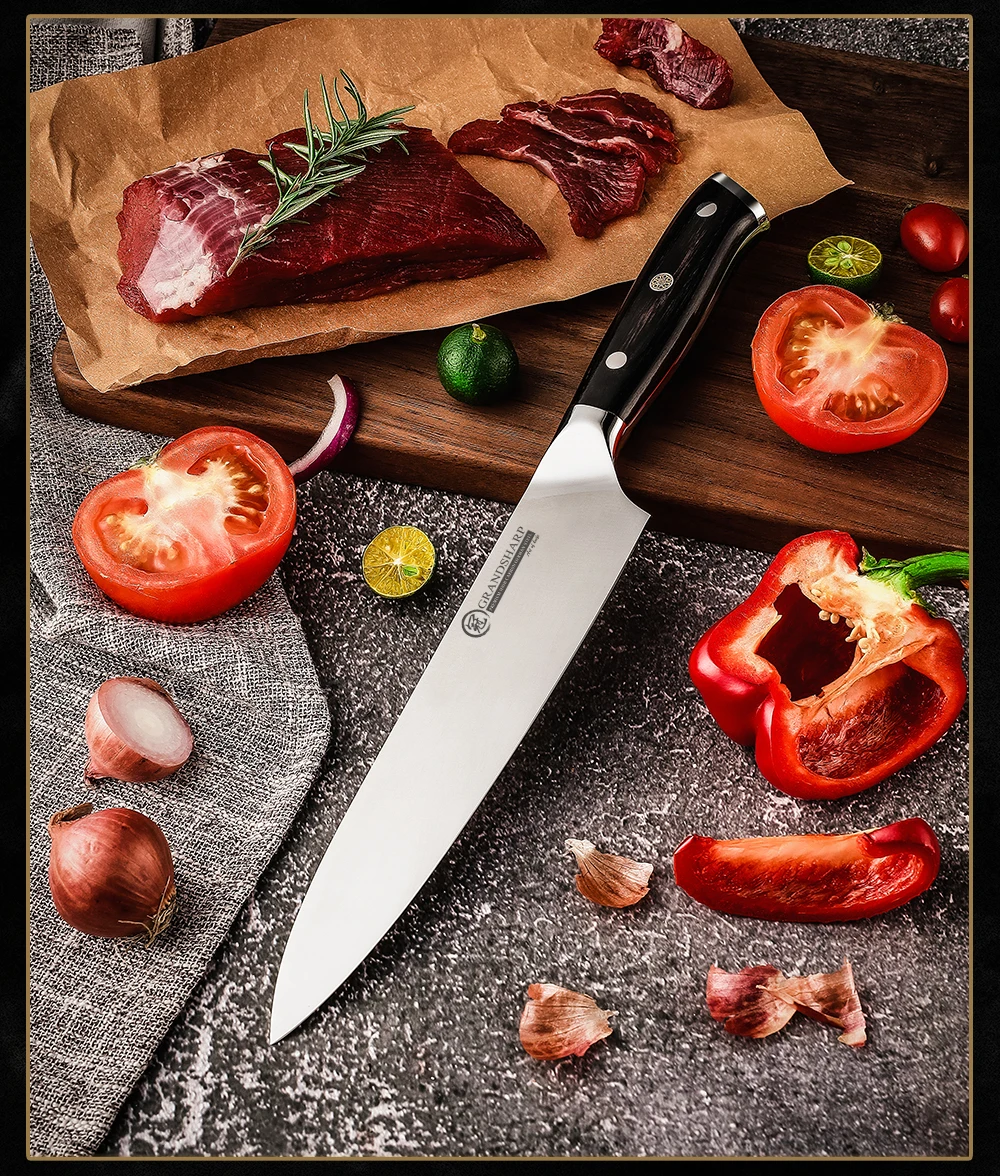 Chef Knife 1.4116 German High Carbon Stainless Steel Professional Kitchen Knives High Hardness Cutting Cooking Tools Dining - Image 17