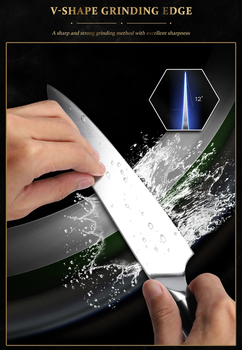 Chef Knife 1.4116 German High Carbon Stainless Steel Professional Kitchen Knives High Hardness Cutting Cooking Tools Dining - Image 14